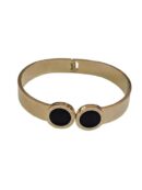 Women Black Stainless Steel Kada Bracelet