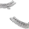 Silver Gola Payal For Women With Jhaalar - Image 3