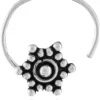 sterling Silver Antique oxidised Nose Pin - Image 3
