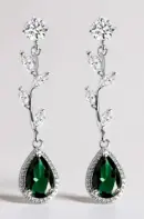 Sterling Silver Butterfly Pendant Earring