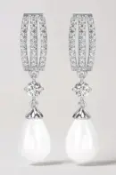 Sterling Silver Leafy Green Necklace Jewellery Set With Earrings