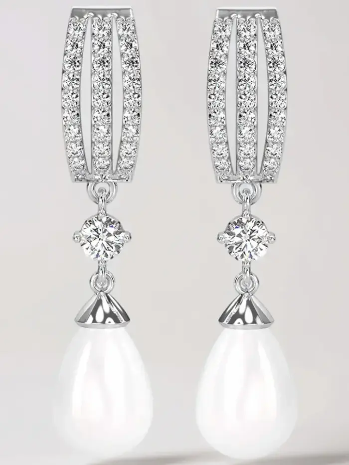Sterling Silver Leafy Green Necklace Jewellery Set With Earrings